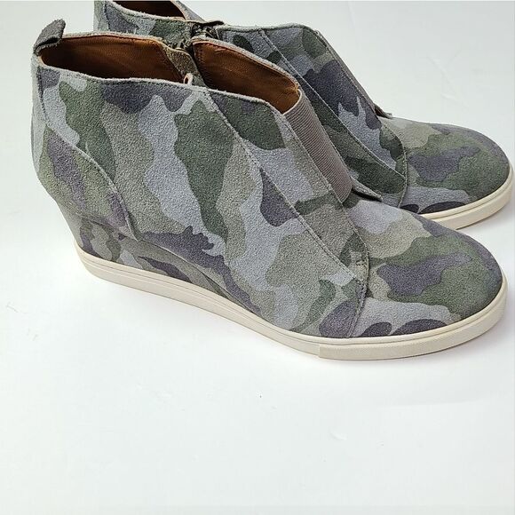 Linea Paolo Felicia Women's Platform Wedge Sneaker‎ Camouflage Size 9.5 - Picture 8 of 15